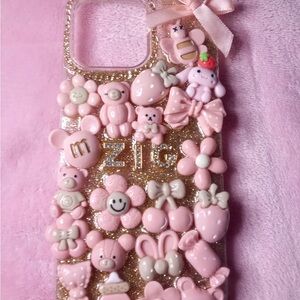 Pink and Gold Kids Phone Case